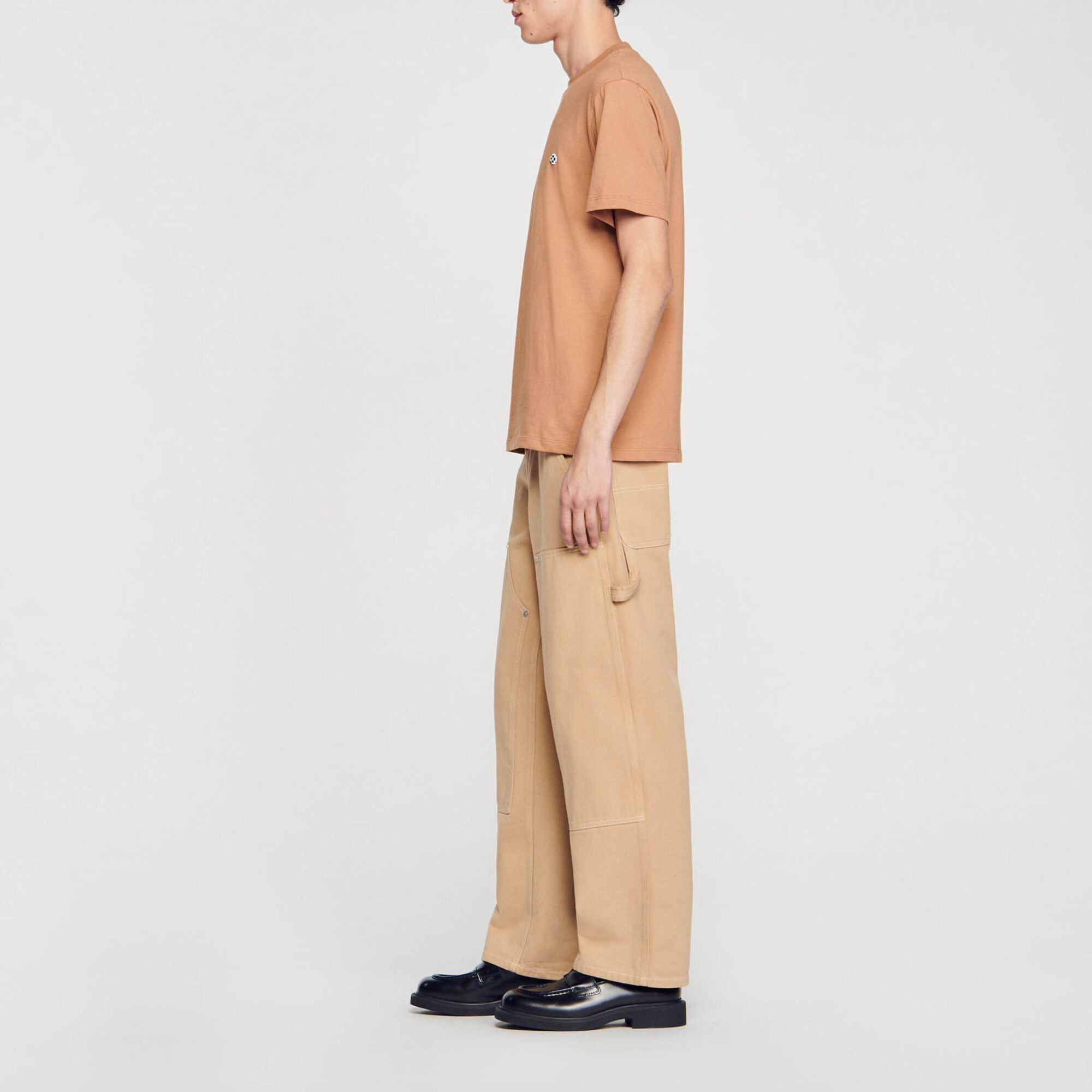 T-shirt met square cross-patch