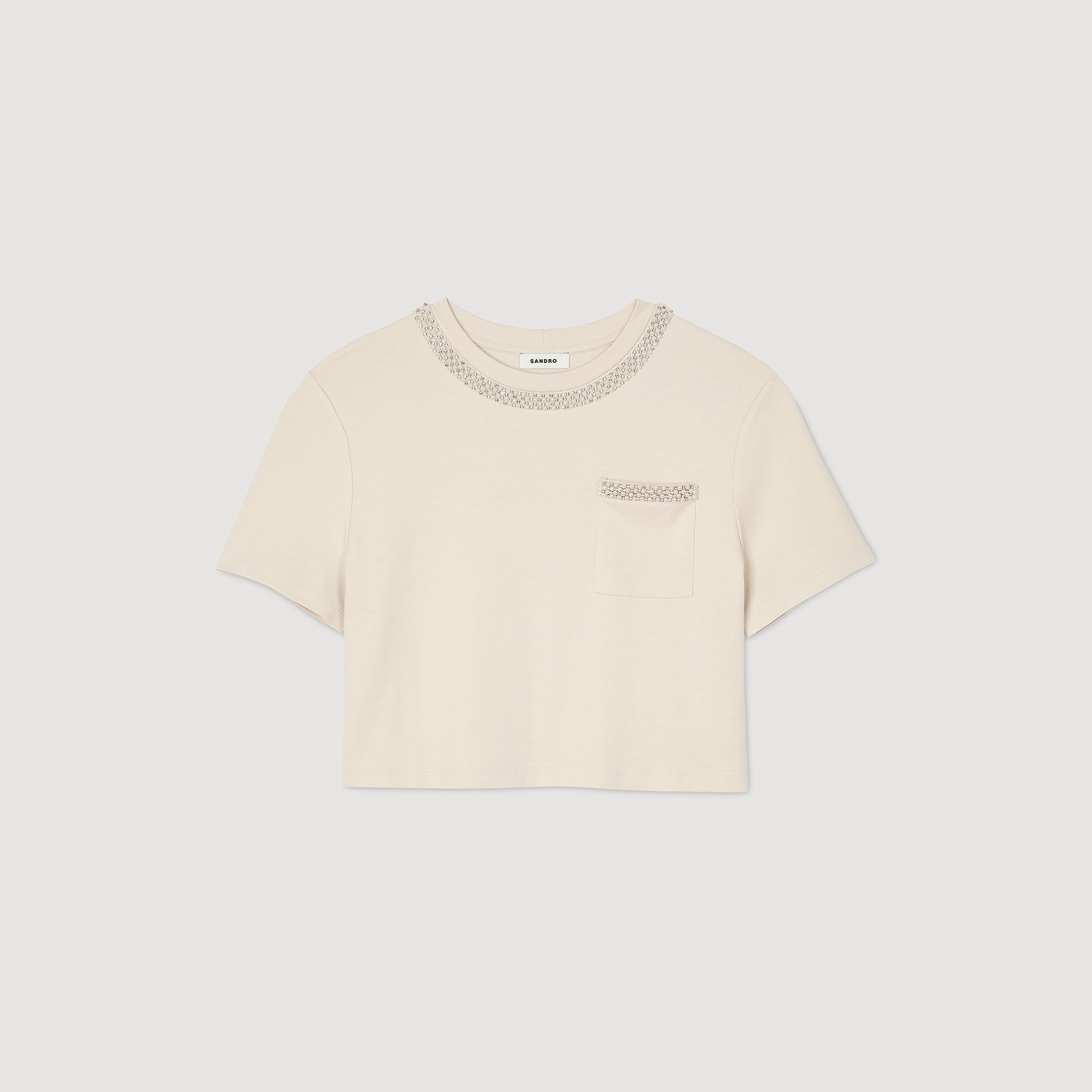 T-shirt met stras