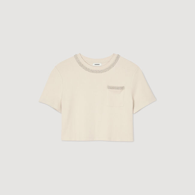 T-shirt met stras