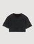 T-shirt kort met parels