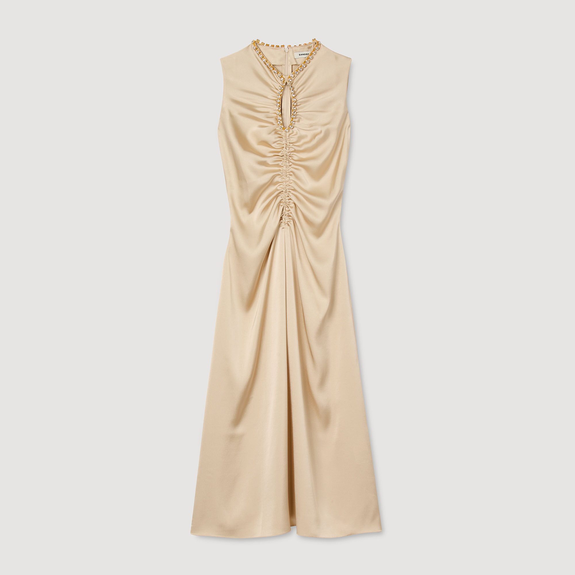 Midi jurk met stras
