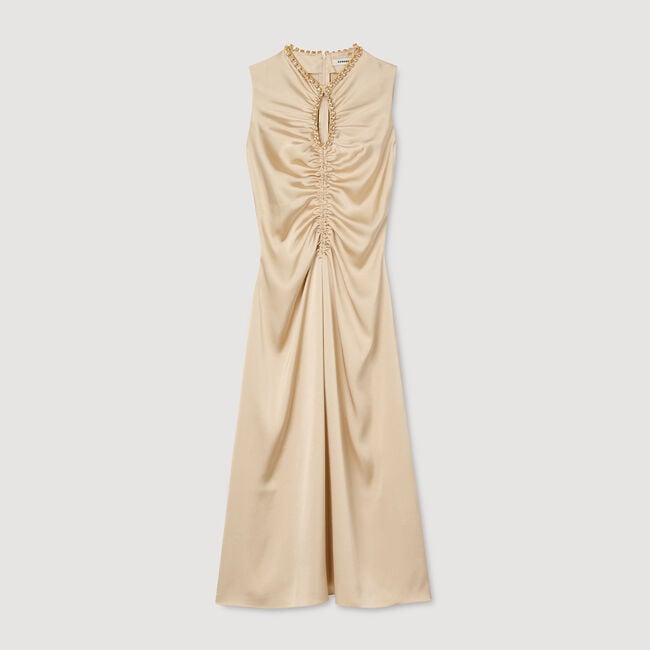 Midi jurk met stras