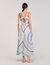 Lange jurk met Spirales-print