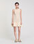 Korte jurk tricot met volants
