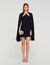 Korte jurk met cape en stras