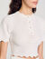 Korte trui tricot met parels