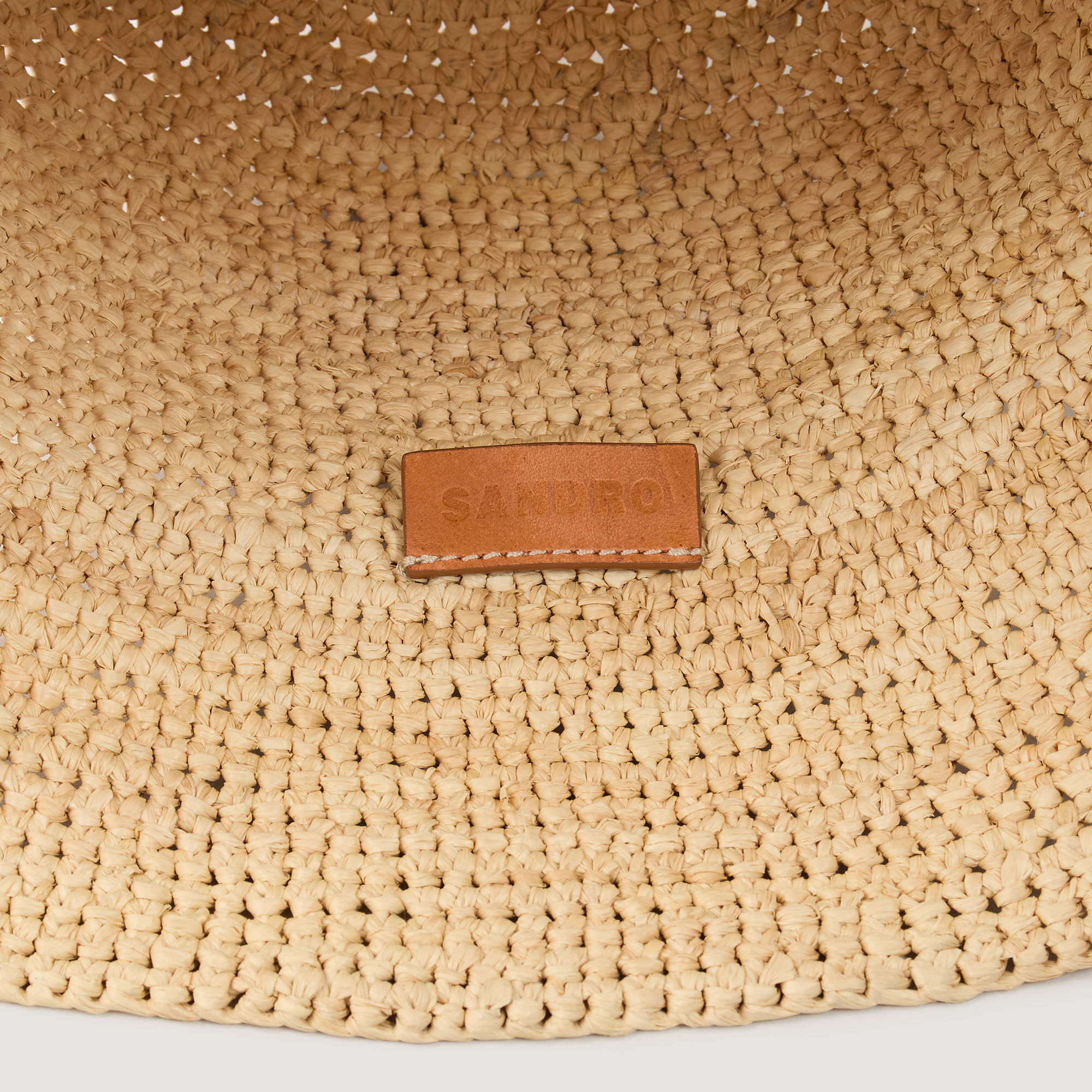 Bucket hat raffia