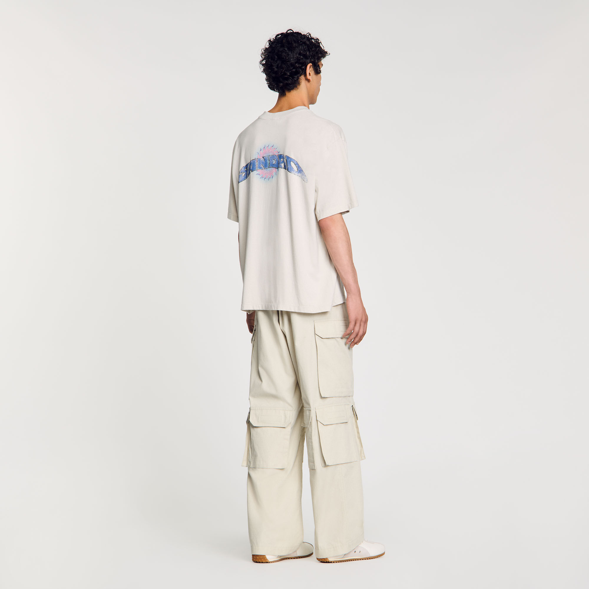 T-shirt met Soleil-print