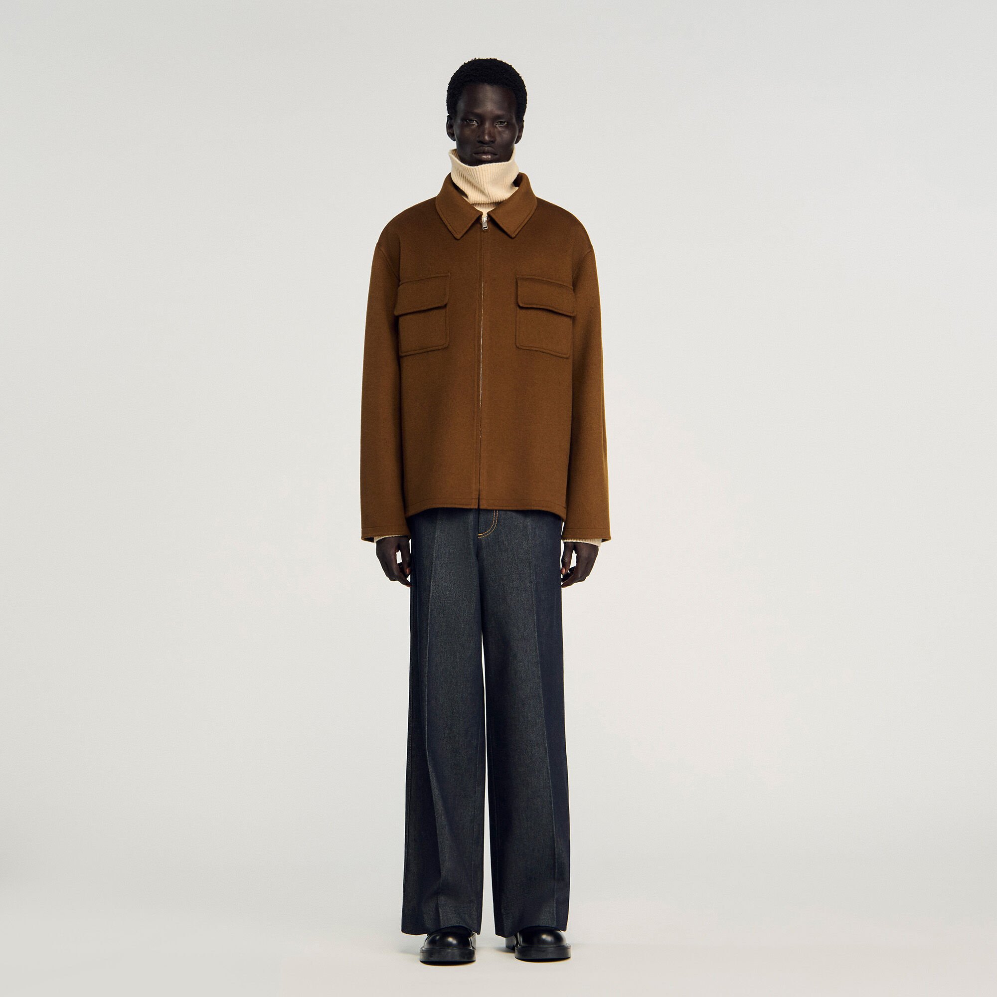 Overshirt met ritssluiting