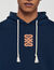 Sweatshirt met leren patch