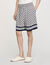 Bermuda short Square Cross print