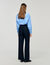 Gestreepte broek met stras