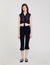 Overhemdblouse kort met stras