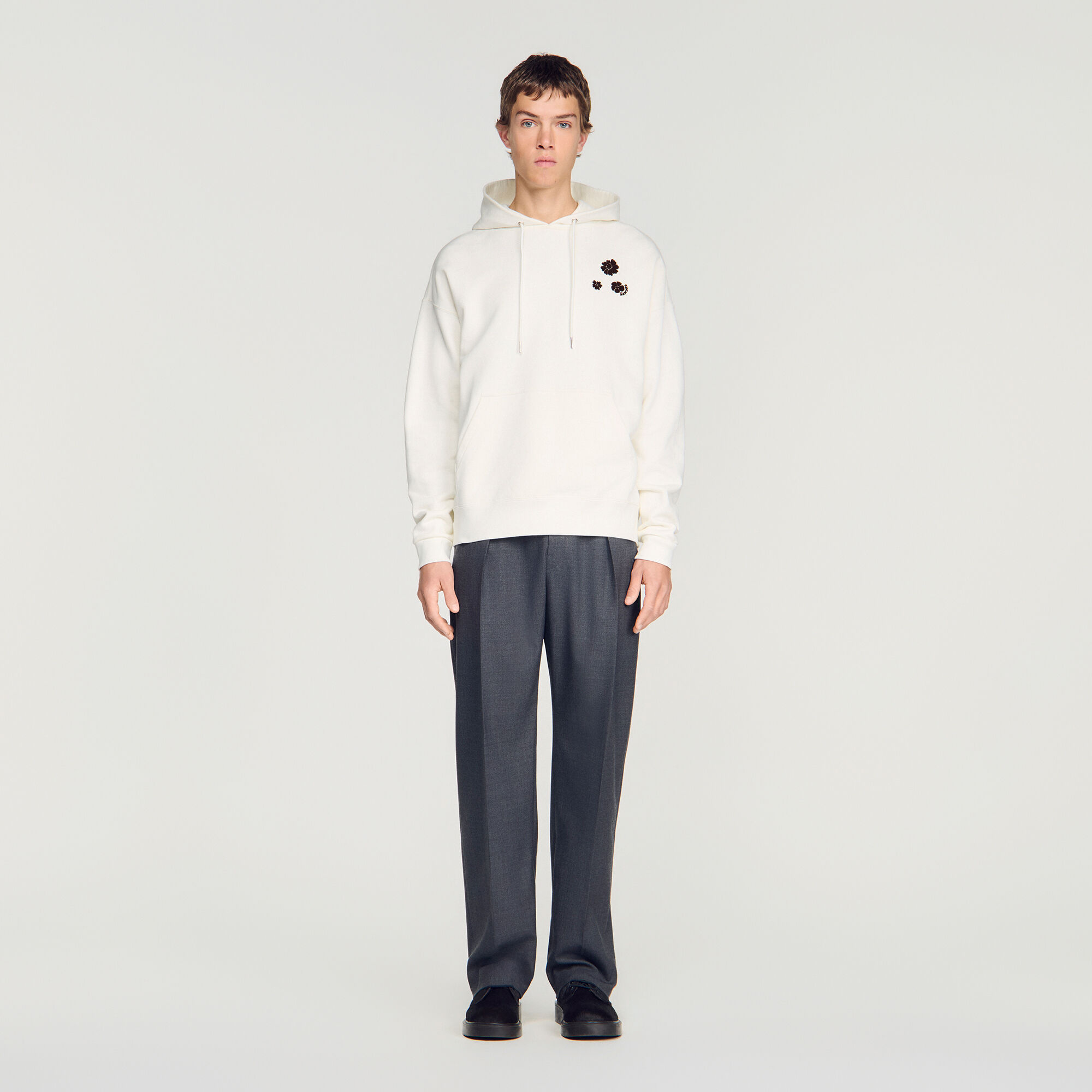 Sweatshirt oversized bloemenprint