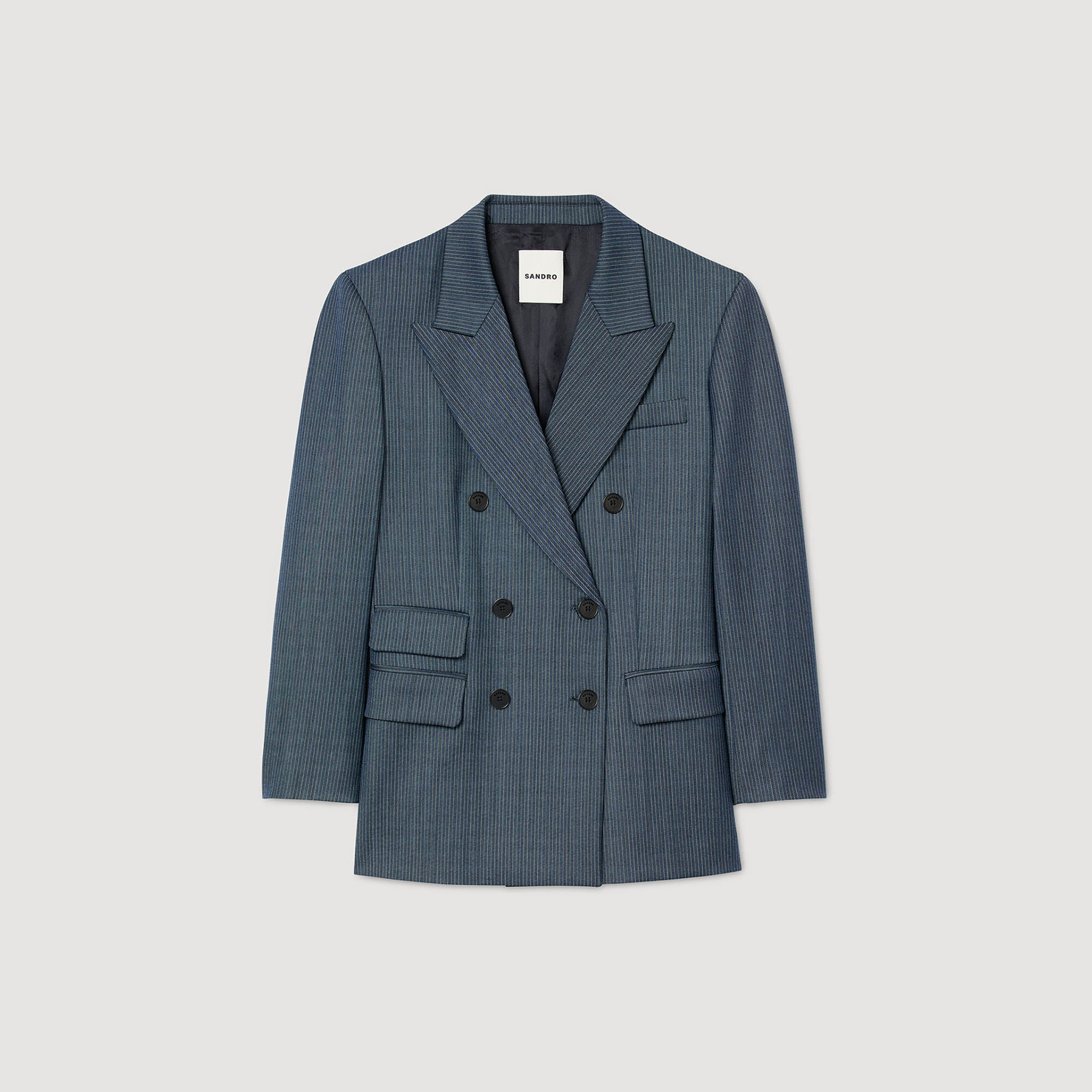 Gestreepte blazer