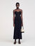 Gebreide bustier jurk
