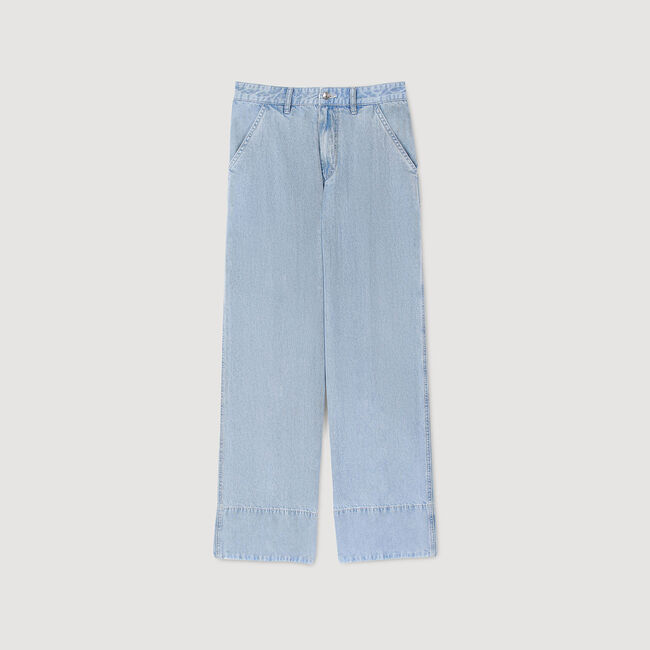 Jeans wijdvallend