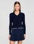 Cardigan vest kort polokraag