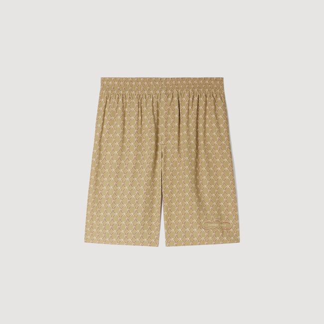 Short soepel met schakelprint