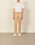 Katoenen pantalon met smalle pijpen