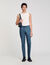 Rechte pantalon met elastiek