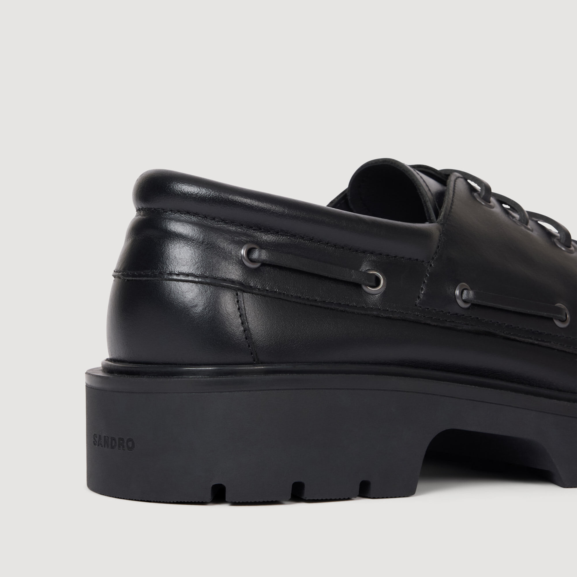 Bootschoenen leer