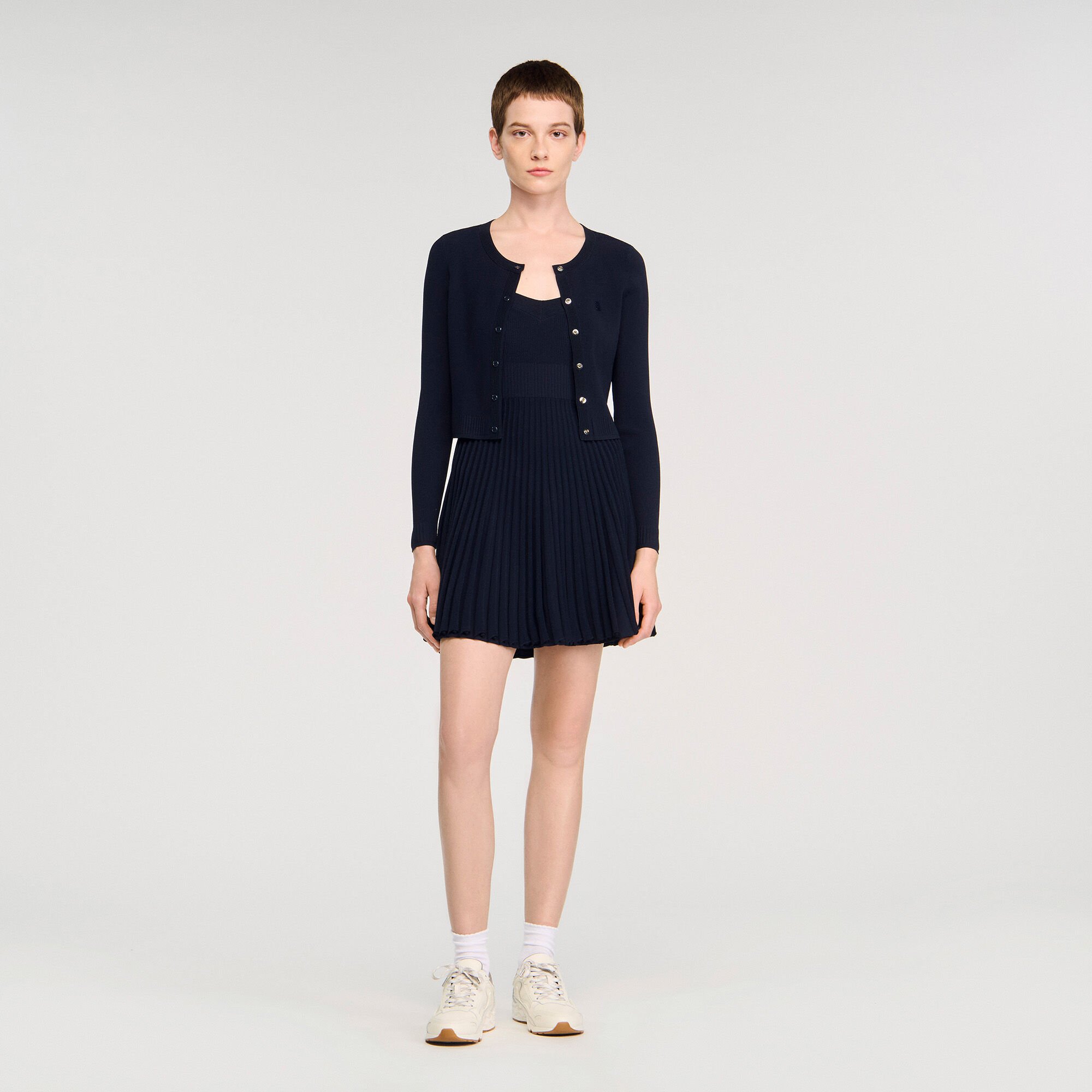 Cardigan vest fijn breisel