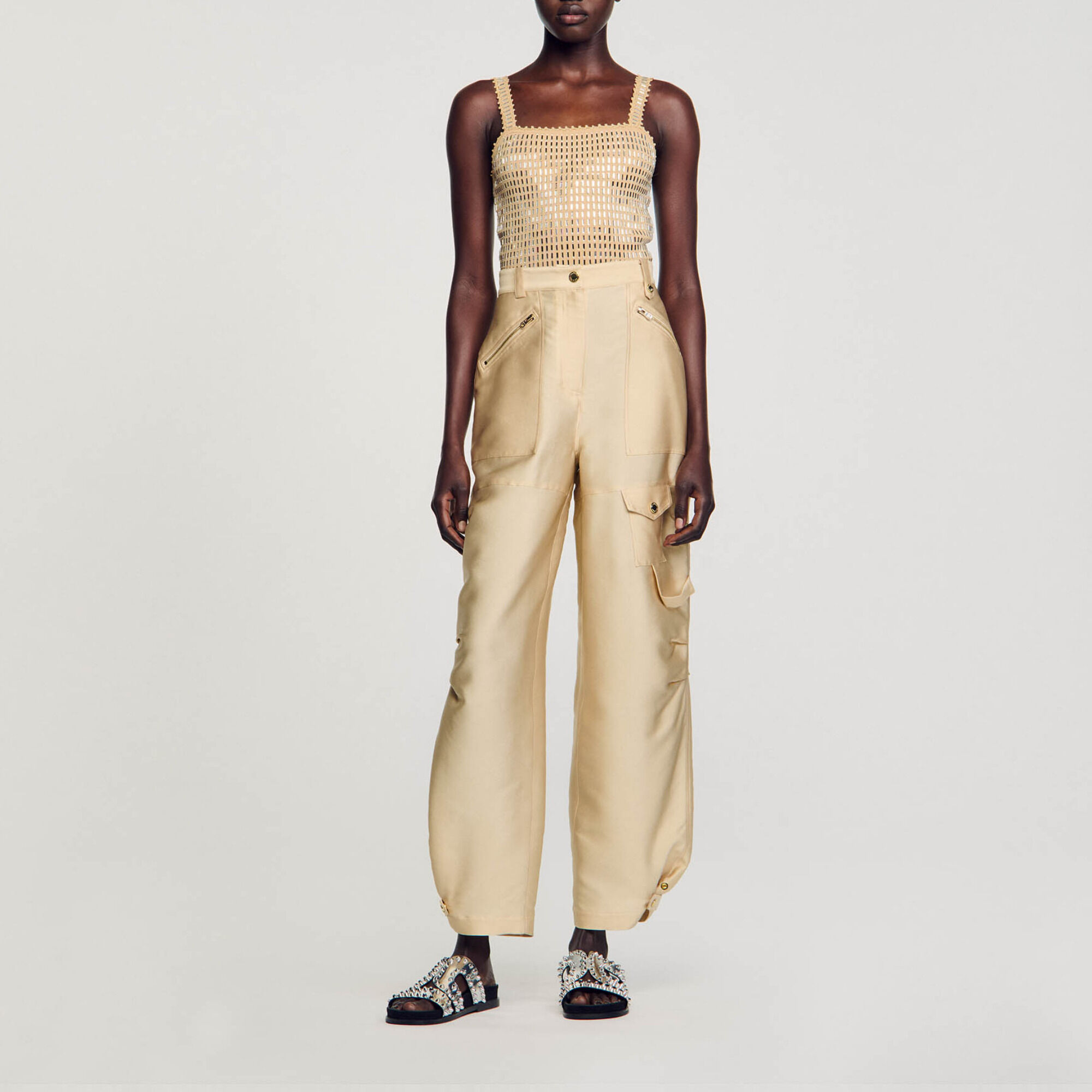 Cargobroek satijnachtig