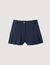 Short met plooien