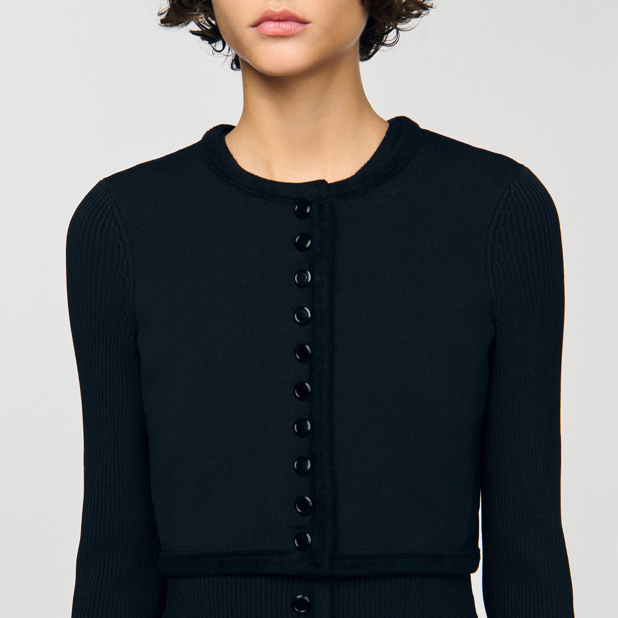 Cardigan vest kort