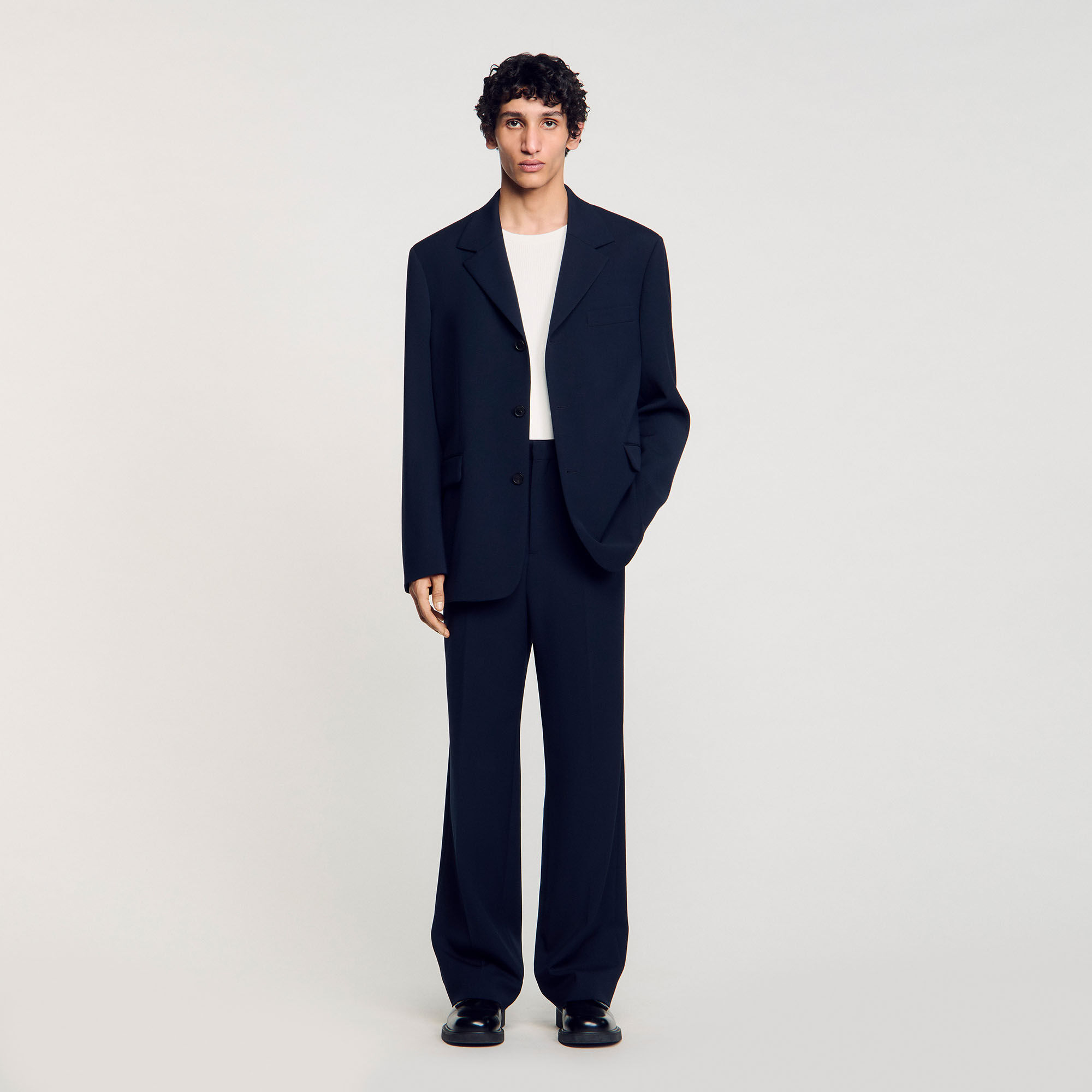 Colbert kostuum oversized wol