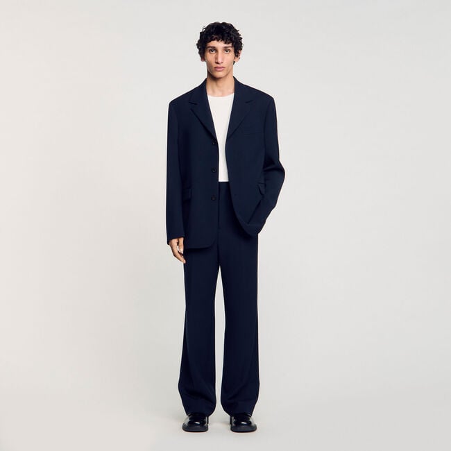 Colbert kostuum oversized wol