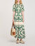 Lange jurk met bloemenprint