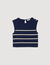 T-Shirt mouwloos met strepen