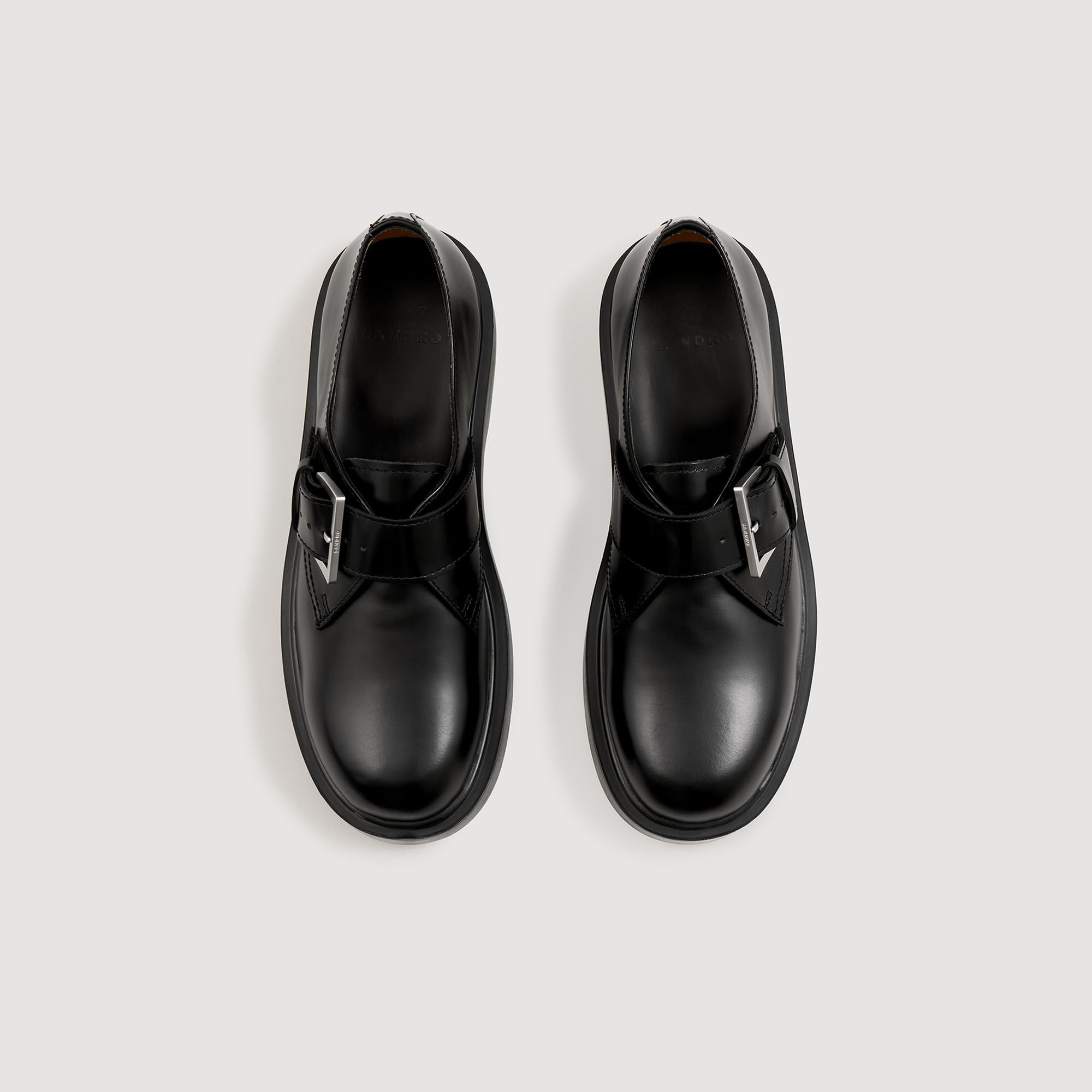 Derby schoenen lakleer