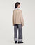 Cardigan vest contrasterende bies