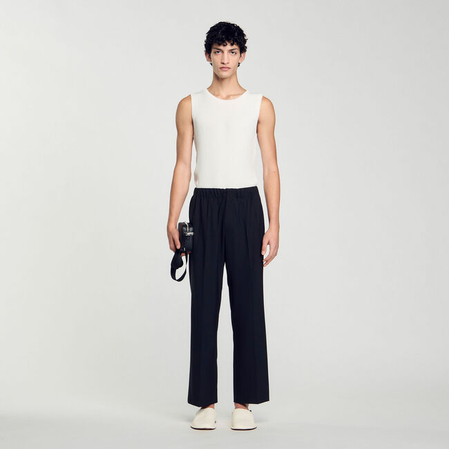 Pantalon wijdvallend