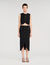 Midi rok met knopen