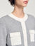 Cardigan vest tweekleurig
