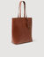 Shopper van leer
