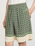 Bermuda soepel met print
