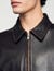 Leren jack verweerde look