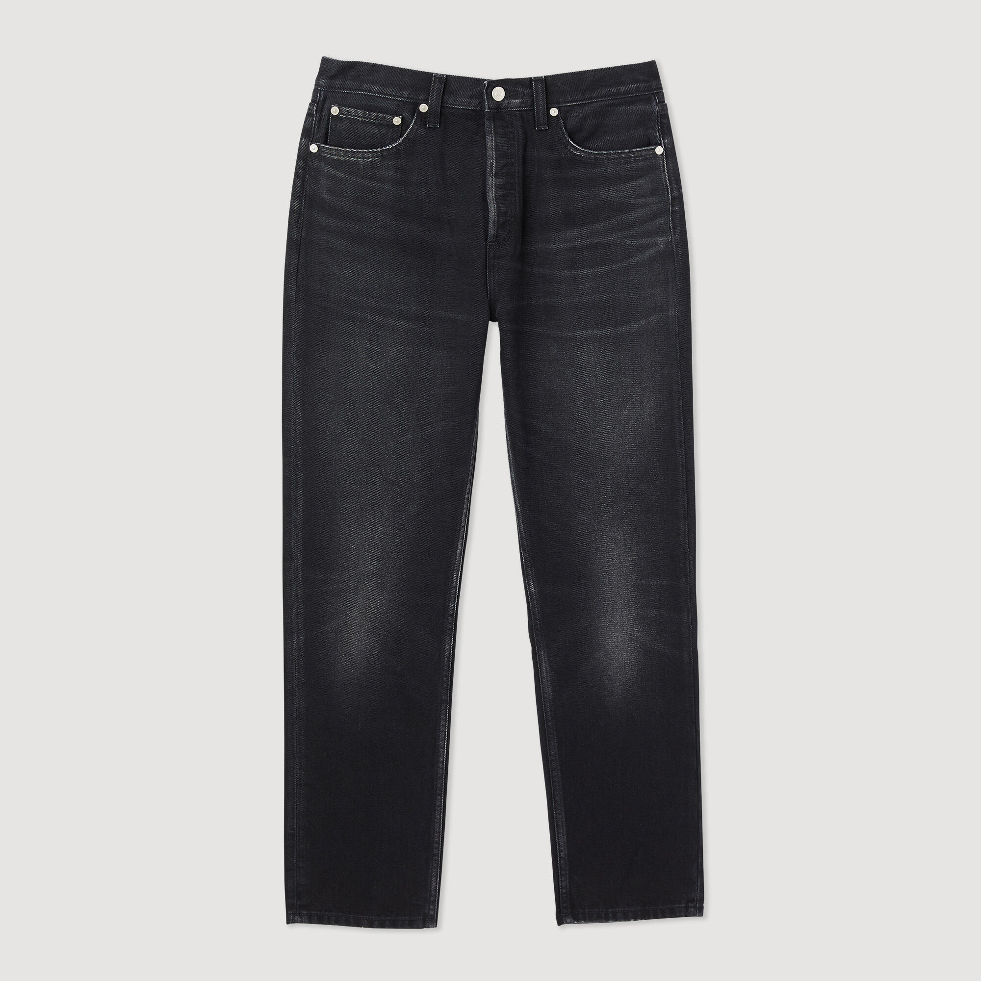 Rechte jeans van biologisch katoen