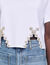 Kort T-shirt met stras