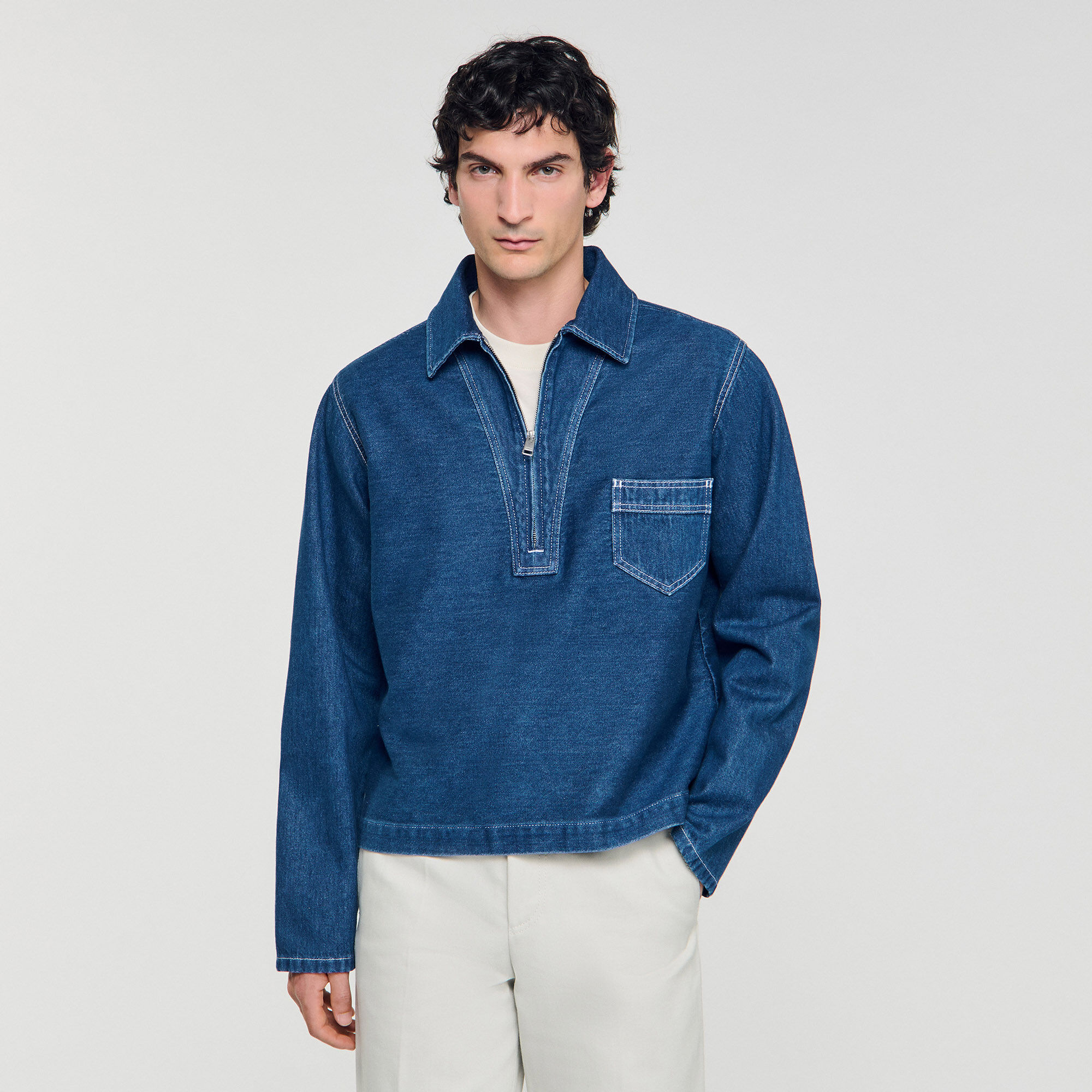 Tuniek van denim