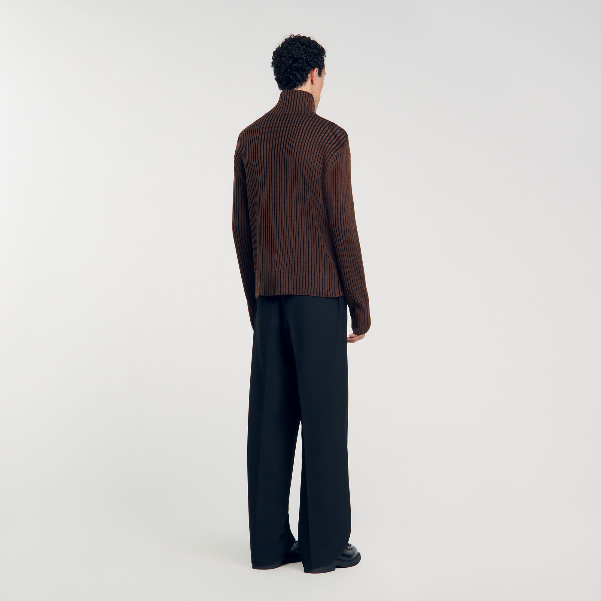 Cardigan geribd vest