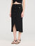 Midi rok met knopen
