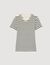 T-shirt gestreept met stras
