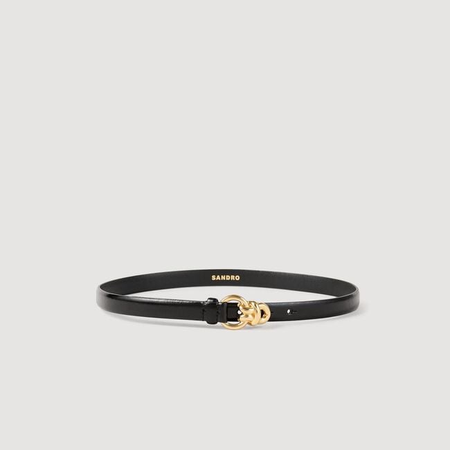 Leren riem smal