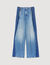 Jeans contrasterende inzetstukken